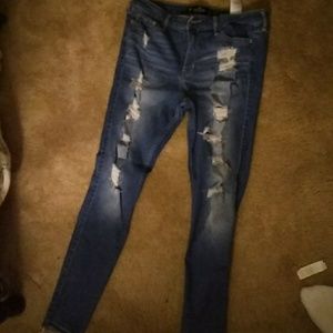High rise super skinny jean